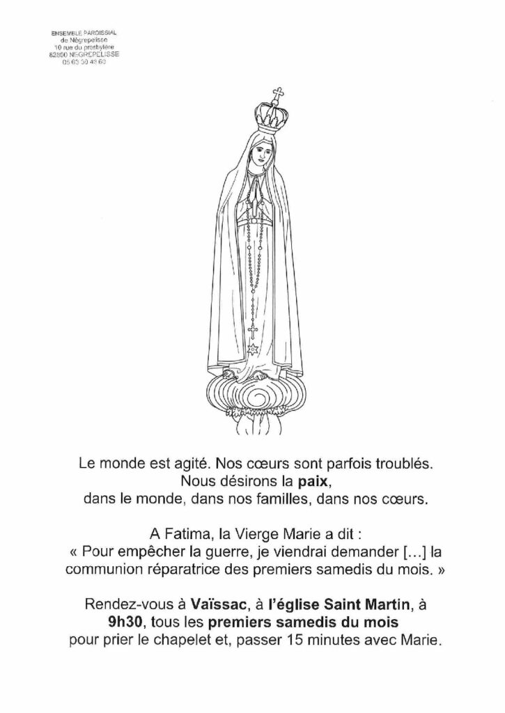 VAISSAC Priere